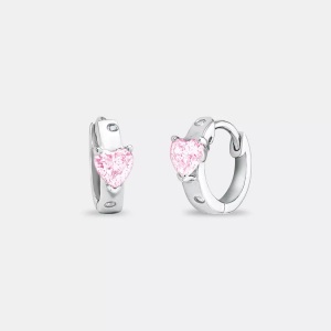 AMOR, Amor S Ohrschmuck Creolen Damen Silber 10mm, 
