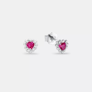 AMOR, S Ohrschmuck Stecker Damen Silber 6mm, Amor - S Ohrschmuck Stecker, 6mm, Silber