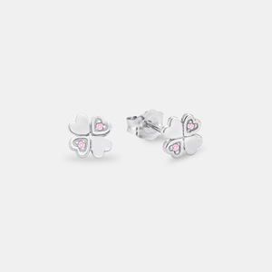 AMOR, S Ohrschmuck Stecker Damen Silber 6mm, Amor - S Ohrschmuck Stecker, 6mm, Silber