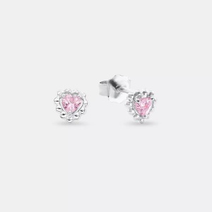 AMOR, S Ohrschmuck Stecker Damen Silber 6mm, Amor - S Ohrschmuck Stecker, 6mm, Silber