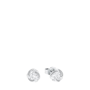 AMOR, S Ohrschmuck Stecker Damen Silber 15mm, Amor - S Ohrschmuck Stecker, 15mm, Silber