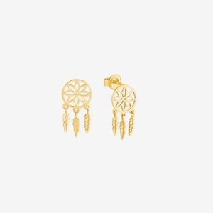 AMOR, Amor Ohrhänger ONE Size, Amor - Ohrhänger, One Size, Gelbgold