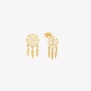 AMOR, Amor Ohrhänger ONE Size, Amor - Ohrhänger, One Size, Gelbgold