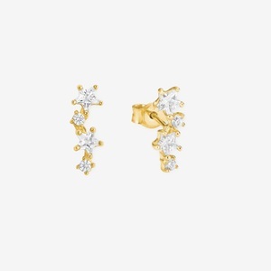 AMOR, Amor Ohrstecker ONE Size, Amor - Ohrstecker, One Size, Gelbgold
