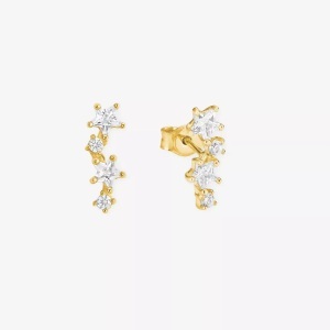 AMOR, Amor Ohrstecker ONE Size, Amor - Ohrstecker, One Size, Gelbgold