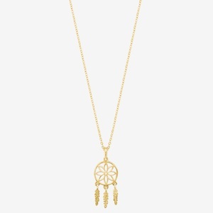 AMOR, Amor Halskette mit Anhänger 42cm, Amor - Halskette mit Anhänger, 42cm, Gelbgold