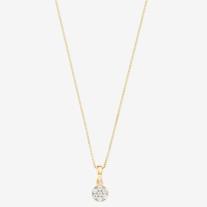 AMOR, Amor Halskette mit Anhänger 42cm, Amor - Halskette mit Anhänger, 42cm, Gelbgold