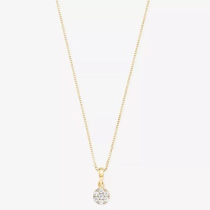 AMOR, Amor Halskette mit Anhänger 42cm, Amor - Halskette mit Anhänger, 42cm, Gelbgold