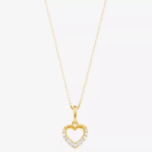 AMOR, Amor Halskette mit Anhänger 42cm, Amor - Halskette mit Anhänger, 42cm, Gelbgold