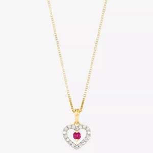 AMOR, Amor Halskette mit Anhänger 42cm, Amor - Halskette mit Anhänger, 42cm, Gelbgold