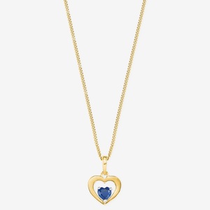 AMOR, Amor Halskette mit Anhänger 42cm, Amor - Halskette mit Anhänger, 42cm, Gelbgold