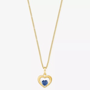 AMOR, Amor Halskette mit Anhänger 42cm, Amor - Halskette mit Anhänger, 42cm, Gelbgold