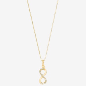 AMOR, Amor Halskette mit Anhänger 42cm, Amor - Halskette mit Anhänger, 42cm, Gelbgold