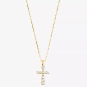 AMOR, Amor Halskette mit Anhänger 42cm, Amor - Halskette mit Anhänger, 42cm, Gelbgold