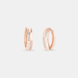 AMOR, Amor S Ohrschmuck Creolen Damen Silber 15mm, 