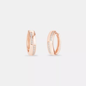 AMOR, Amor S Ohrschmuck Creolen Damen Silber 15mm, 