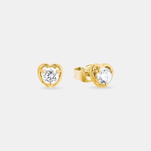AMOR, S Ohrschmuck Stecker Damen Silber 6mm, Amor - S Ohrschmuck Stecker, 6mm, Silber
