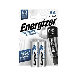 Energizer, Ultimate Lithium Mignon (AA) Batterie - 2 Stück, Energizer, Batterien, Energizer AA/L91 Ultimate Lithium 2-Pack, Produkte & Wohnen