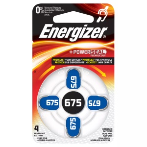 Energizer, Energizer 675 (4Stk.) Hörgerätebatterie, Energizer Hörgerätebatterie 675 4 Stück