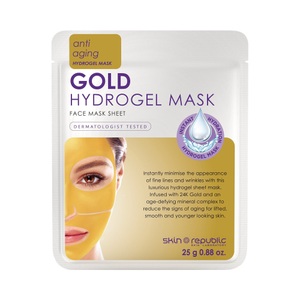 Skin Republic, skin republic Gold Hydrogel Face Mask (25 g), Skin Republic Gold Hydrogel Face Mask 25 g