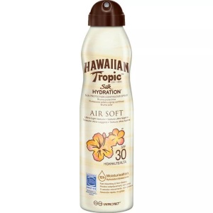 Hawaiian Tropic, Hawaiian Tropic Silk Hydration Air Soft Continuous Spray SPF 30 ONE Size, HAWAIIAN Tropic Silk Hydration Continuous Spray LSF 30 (177ml)