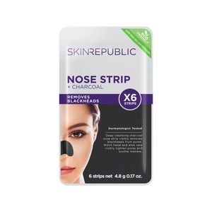 Skin Republic, Skin republic Charcoal Nose Strips (6 pairs) 6 Stück, SKINREPUBLIC Charcoal Nose Strips 6 Stück
