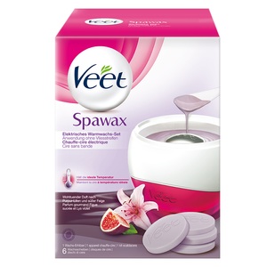 Veet, Veet Spawax - Elektrisches Warmwachs-Set (Pink/Weiss), Veet Spawax Elektrisches Warmwachs-Set