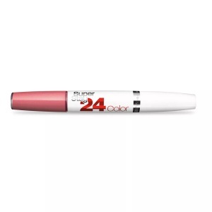 Gemey Maybelline, Maybelline Nr. 185 - Rose Dust Superstay 24h Color Lippenstift 5g, Maybelline Superstay 24h Lippenstift + Balsam