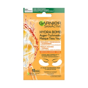 Garnier, Garnier Skin Active Garnier Skin Active Hydra Bomb Augen-Tuchmaske Orange #familyCode($!item.productFamily) 1.0 pieces, GARNIER SkinActive Hydra Bomb Augen-Tuchmaske (6g)
