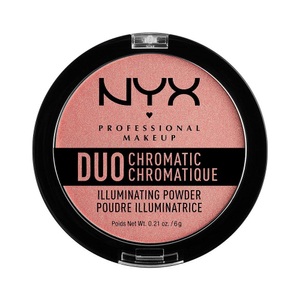 NYX Professional Makeup, NYX Professional Makeup Nr. 03 - Crushed Bloom Duo Chromatic Illuminating Powder Highlighter 6g, 