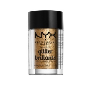 NYX Professional Makeup, NYX Professional Makeup Bronze Face & Body Glitter Lidschatten 2.5 g, Face & Body Glitter - Bronze