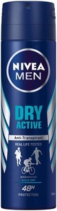 Nivea, NIVEA® Deo MEN Anti-Transpirant Dry Active Spray, Nivea Men Dry Active Deo Spray Anti-Transpirant (150ml)