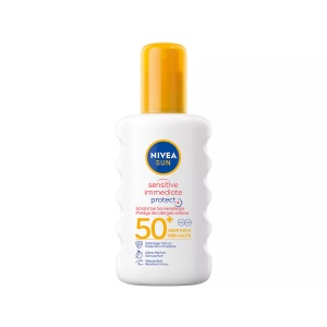 Nivea, Nivea Sun Protect & Sensitive Sonnenspray für empfindliche Haut LSF 50 200ml, Nivea Sun Sonnenspray