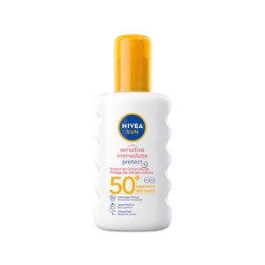 Nivea, Nivea Sun Protect & Sensitive Sonnenspray für empfindliche Haut LSF 50 200ml, Nivea Sun Sonnenspray