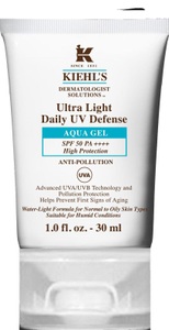 Kiehl's, Kiehl's Ultra Light UV Defense Aqua Gel Sonnencreme SPF 50 Pa++++ 30ml, Kiehl's - Ultra Light UV Defense Aqua Gel Sonnencreme SPF 50 PA++++, Light, 30 ml