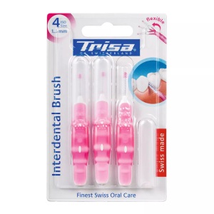 TRISA, Trisa Interdental Brush ISO 4 3-5Mm, Trisa Interdental Brush ISO 4, 1.3mm (3 Stk)