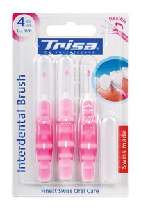 TRISA, Trisa Interdental Brush ISO 4 3-5Mm, Trisa Interdental Brush ISO 4, 1.3mm (3 Stk)