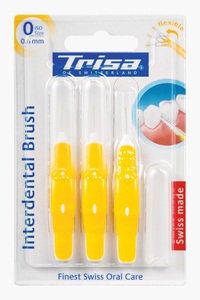 TRISA, Trisa Interdental Brush 0.6 mm, Trisa Interdental Brush ISO 0 0.6mm (3 Stk)