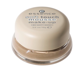 Essence, Essence Nr. 01 - Matt Sand Soft Touch Mousse Make-up Foundation 16g, Essence - Soft Touch Mousse, 16 g, Matt Sand