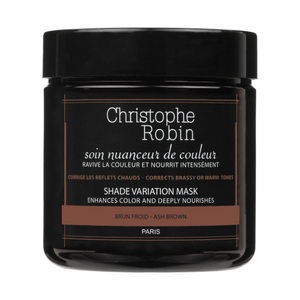 Christophe Robin, Christophe Robin Haarmaske Ash Brown Haartönung 250ml, Christophe Robin Soins Nuanceurs de Couleur Brun froid 250ml