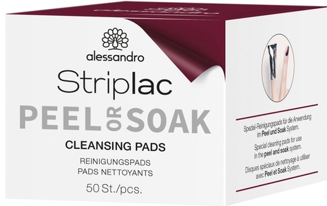 Alessandro, Alessandro Reinigungspads Nagelpflege, Alessandro Striplac 2 0 Reinigungspads 50 Stück