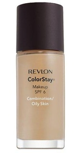 Revlon, Revlon 3 x Revlon Colorstay Pump 24HR Make Up SPF15 Comb/Oily Skin 30ml - ..., Cs Makeup Combi / Oily Rich Tan No 350 (1 Stück)