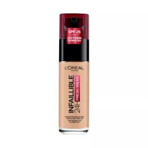 L´Oréal Paris, L´Oréal Paris Nr. 125 - Natural Rose Infaillible 24H Fresh Wear Foundation 30ml, L'ORÉAL PARIS Infaillible Make-up/Foundation 1ST