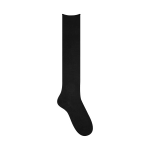 Bleu Foret, Kniestrümpfe Damen Schwarz 36-38, BLEU FORET - Kniestrümpfe, für Damen, Black, Größe 36-38