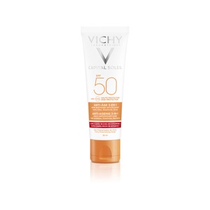 L'Oreal Deutschland GmbH - Vichy, L'Oreal Deutschland GmbH - Vichy Vichy Ideal Soleil Anti-Age 3-in1 Sonnenpflege LSF 50, Vichy Ideal Soleil Anti-Age Creme SPF 50+ (50ml)