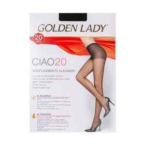 Golden Lady, Golden Lady Strumpfhose, 20 Den Damen Schwarz M, GOLDEN LADY - Strumpfhose, 20 Den, für Damen, Black, Größe M