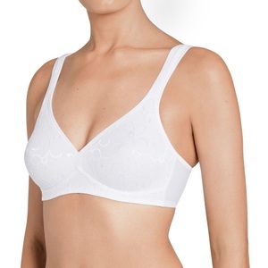 TRIUMPH, Triumph Damen Bügelloser BH, unwattiert Bh-C/80, Triumph BH Elegant Cotton N WEISS 80C
