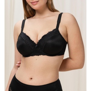 TRIUMPH, Triumph Damen Bügel-BH, unwattiert Bh-D/95, Triumph Minimizer-BH »Ladyform Soft W X«, Cup C-F, Bügel-BH mit Spitzendetails