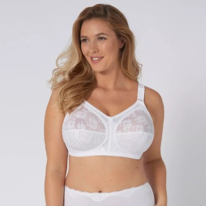 TRIUMPH, Triumph Bügelloser BH »Doreen«, Triumph - Bügelloser BH, unwattiert, für Damen, Weiss, Größe 100/C
