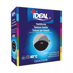 Ideal, Ideal Textilfarbe Maxi schwarz, IDEAL Textilfarbe Schwarz 13 Maxi (400g)